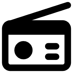 Radio Icon from Core Remix Set
