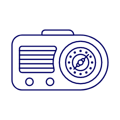 Radio Vintage 03 Illustration from UX Line Set