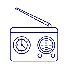 Radio Vintage 09 Illustration from UX Line Set