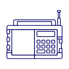 Radio Vintage 10 Illustration from UX Line Set