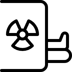 Radiology Scan Radioactive Scan Icon from Ultimate Light Set