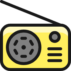 Radio Antenna 1 Icon from Ultimate Colors Set