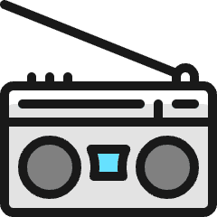 Radio Antenna 2 Icon from Ultimate Colors Set