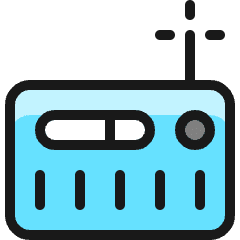 Radio Search Station Icon from Ultimate Colors Set