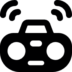 Radio Stereo 1 Icon from Ultimate Bold Set