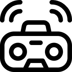 Radio Stereo 1 Icon from Ultimate Regular Set