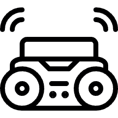 Radio Stereo Icon from Ultimate Light Set