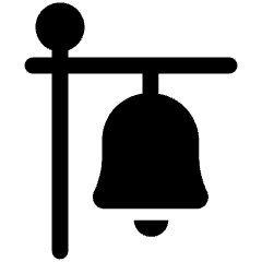 Bell Train Station Icon from Ultimate Bold Set