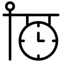 Clock Station Icon from Ultimate Light Set