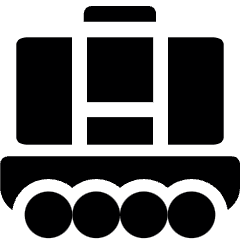 Goods Train Icon from Ultimate Bold Set