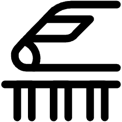 High Speed Train 1 Icon from Ultimate Regular Set