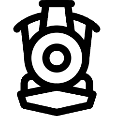 Railroad Cargo Train Icon from Ultimate Regular Set