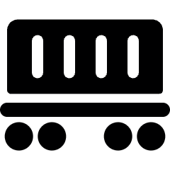 Railroad Locomotive Cargo Icon from Ultimate Bold Set