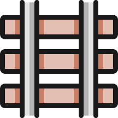 Railroad Icon from Ultimate Colors Set
