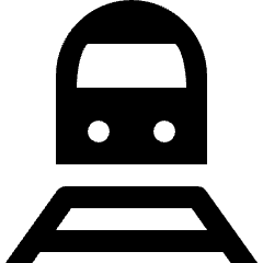 Railroad Train 1 Icon from Nova Solid Set