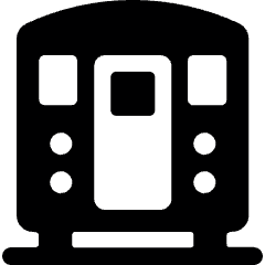 Railroad Train Back Icon from Ultimate Bold Set