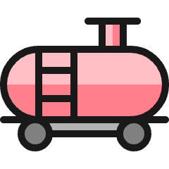 Railroad Wagon 1 Icon from Ultimate Colors Set