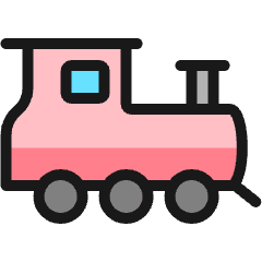 Railroad Wagon Icon from Ultimate Colors Set