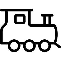 Railroad Wagon Icon from Ultimate Light Set