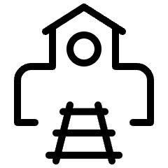 Railway Station 2 Icon from Ultimate Light Set