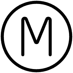 Sign Metro Station Icon from Ultimate Light Set