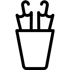 Rain Umbrella Case Icon from Ultimate Light Set