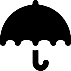 Rain Umbrella Icon from Ultimate Bold Set