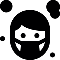 Gas Pollution Mask 1 Icon from Ultimate Bold Set