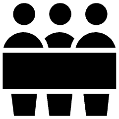 People Protester Icon from Ultimate Bold Set