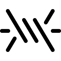 Protest Barb Wire 2 Icon from Ultimate Regular Set