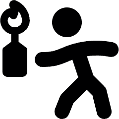 Protest Fire Bottle Icon from Ultimate Bold Set