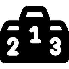 Ranking First Icon from Ultimate Bold Set