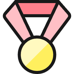 Ranking Winner Medal Icon from Ultimate Colors Set