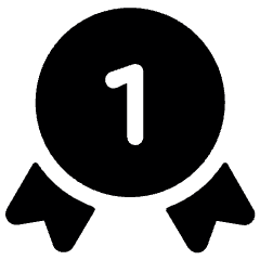 Ranking Winner Ribbon Icon from Ultimate Bold Set