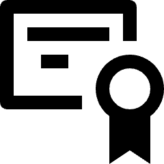 Award Badge Certification Icon from Nova Line Set