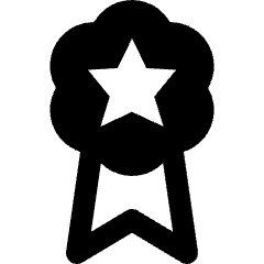 Award Badge Star Icon from Nova Line Set