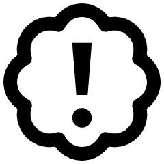 Award Badge Warning Icon from Nova Line Set