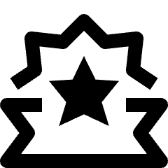 Award Banner Badge Icon from Nova Line Set