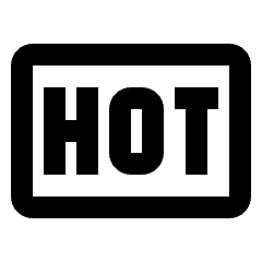 Hot Product Item Square Icon from Nova Line Set