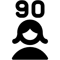 Female 90 Icon from Ultimate Bold Set