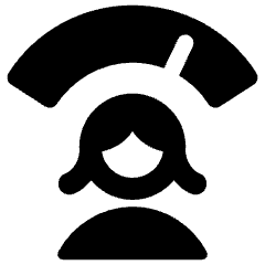 Female Gauge Icon from Ultimate Bold Set