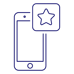 Phone Star 1 Illustration from UX Line Set