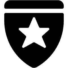 Rating Star Badge Icon from Ultimate Bold Set