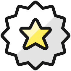Rating Star Bubble 1 Icon from Ultimate Colors Set