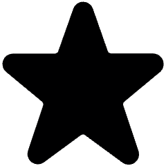 Rating Star Icon from Ultimate Bold Set
