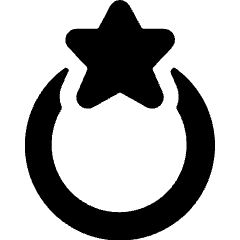 Rating Star Top Icon from Ultimate Bold Set