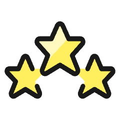 Rating Star Winner Icon from Ultimate Colors Set