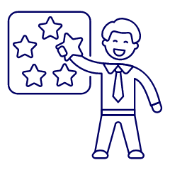 User Rating Star 1 Illustration from UX Line Set