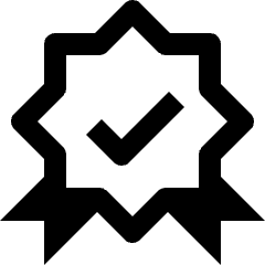 Award Badge Check 1 Icon from Nova Line Icons Set