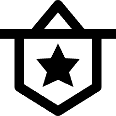 Award Banner Icon from Nova Line Icons Set